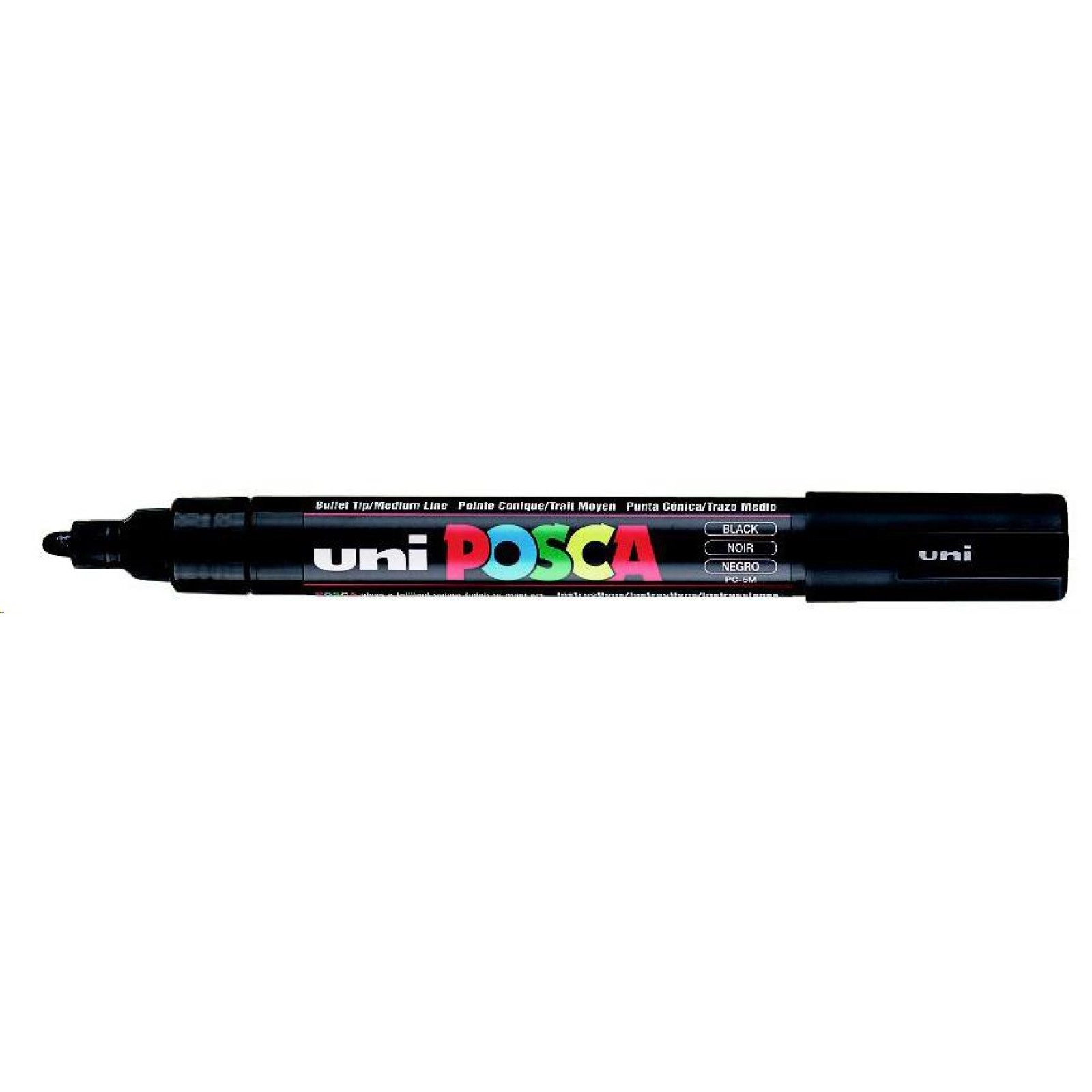 Uni Posca Pc-5m Boyama Markörü 1.8-2.5 Mm Siyah Kalem