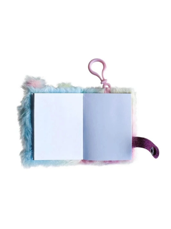 Lilamor Defter Peluş Mini Anahtarlık 8x10cm Sevimli Defterler Pembe