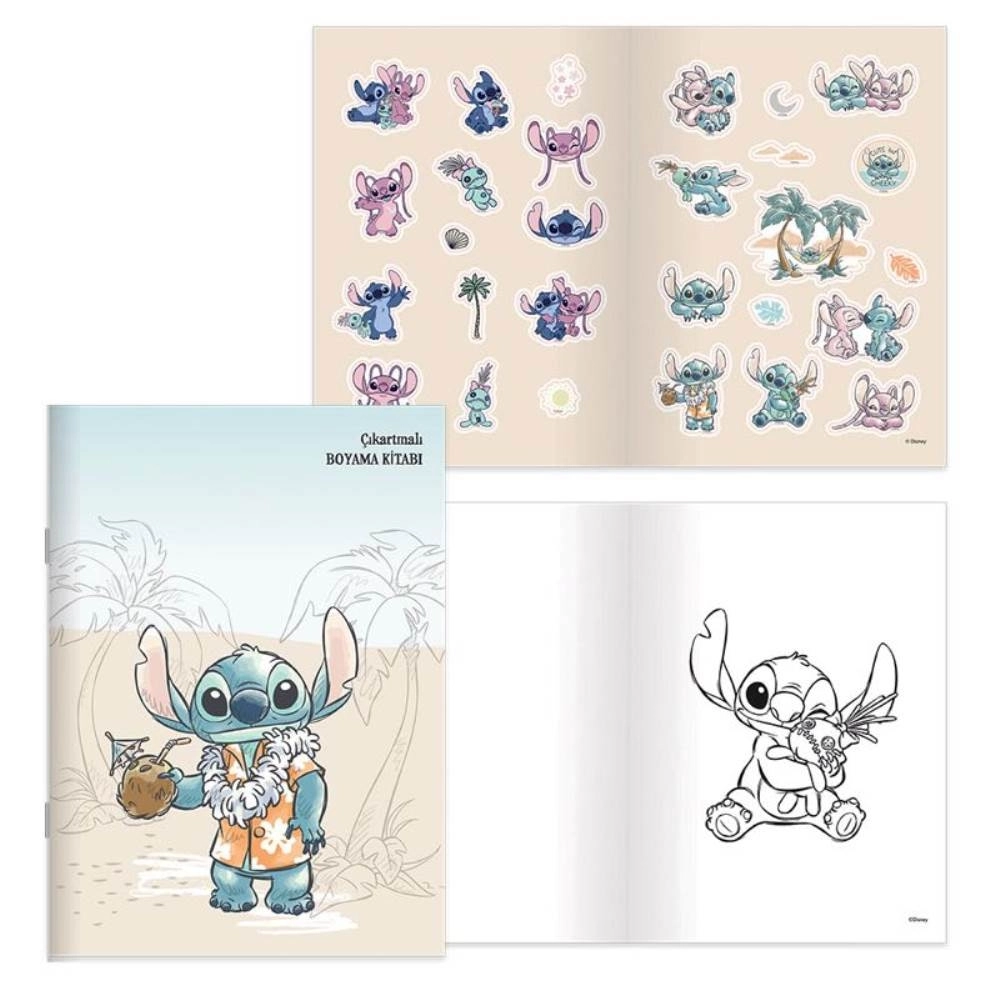 Keskin Color Stitch Çıkartmalı Boyama Kitabı