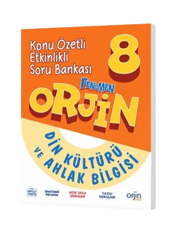 Orjin 8. Sınıf Din Kültürü Ve Ahlak Bilgisi Konu Özetli Etkinlikli Soru Bankası