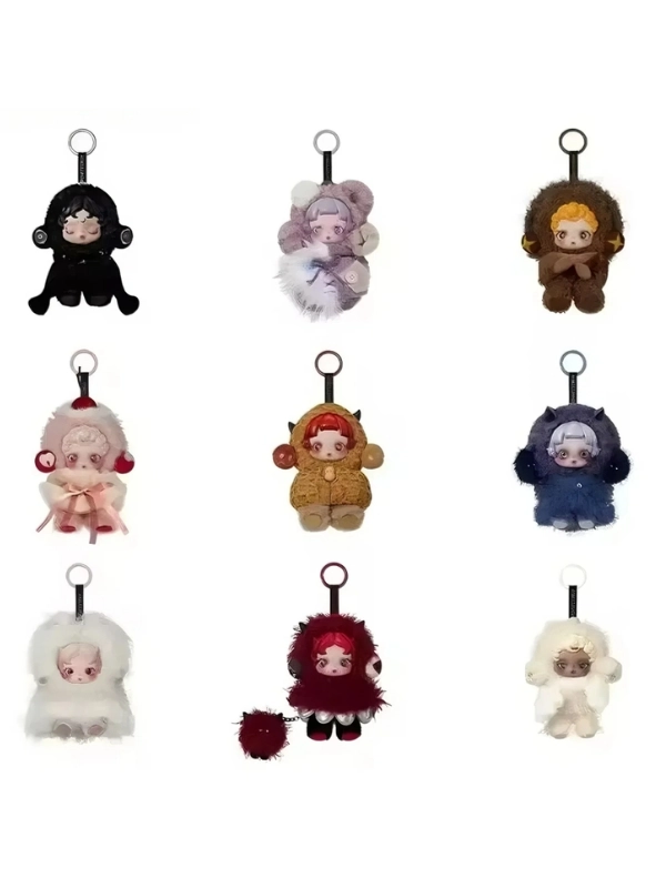 Skull Panda You Found Me Yeni Seri Sürpriz Kutu Çanta Charm Peluş Anahtarlık
