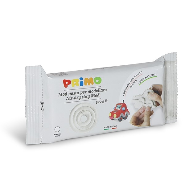 Primo Seramik Modelleme Hamuru Beyaz Kil 500 gram
