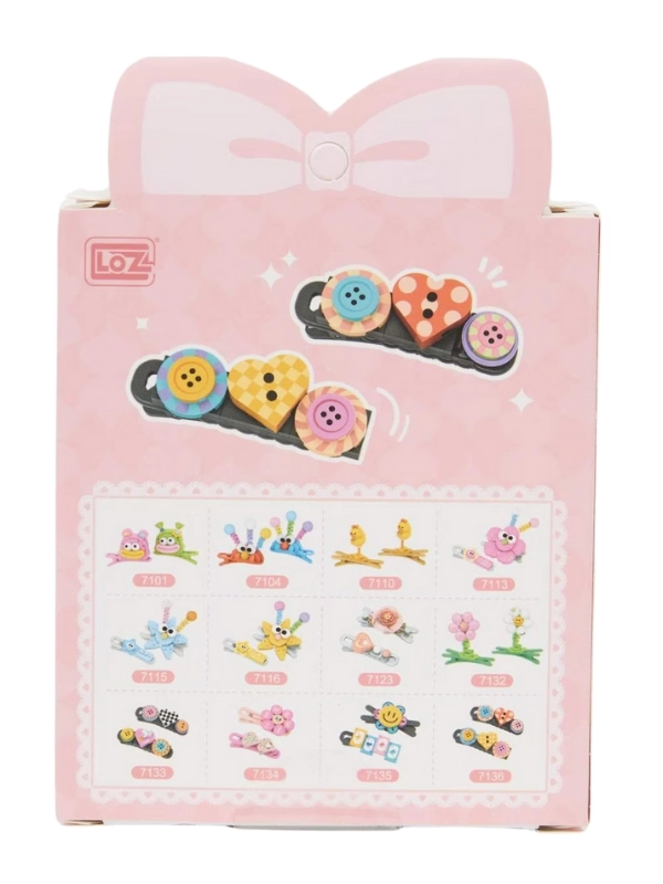 Vagon Life Eğlenceli Lego Kendin Yap 2’li Saç Tokaları Klips 7136