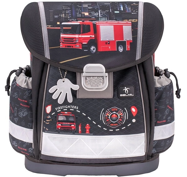 Belmil Firetruck 2 Ortopedik Okul Çantası İtfaiye Arabası 403-13