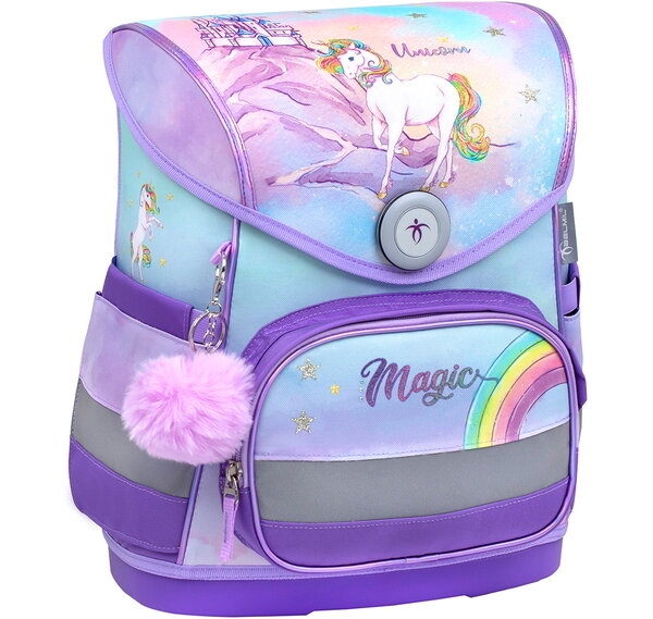 Belmil Rainbow Unicorn Magic Ortopedik Mıknatıslı Okul Çantası 405-41/AG-4