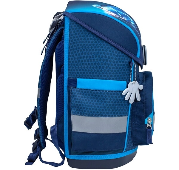 Belmil Racing Blue Neon Ortopedik Mıknatıslı Okul Çantası 405-41