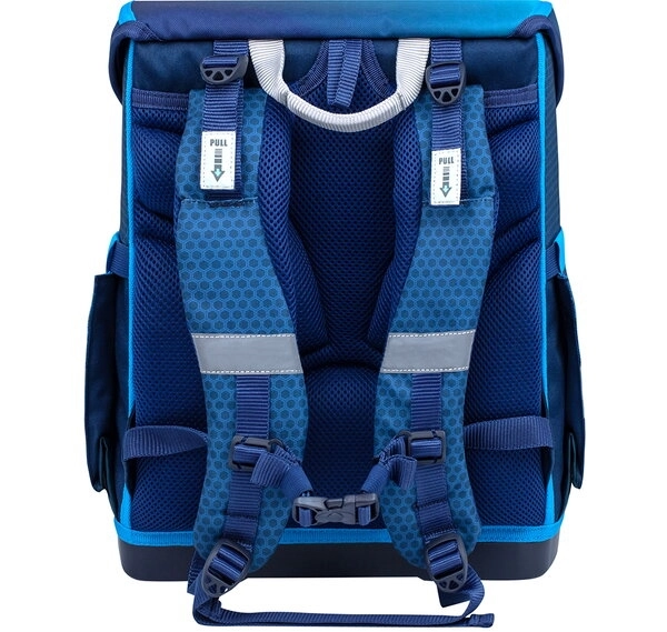 Belmil Racing Blue Neon Ortopedik Mıknatıslı Okul Çantası 405-41