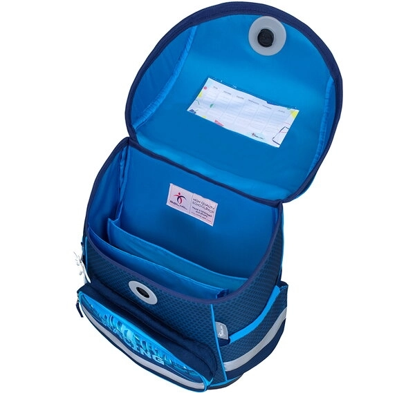 Belmil Racing Blue Neon Ortopedik Mıknatıslı Okul Çantası 405-41