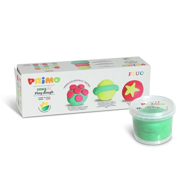 Primo Yumuşak Oyun Hamuru Neon 3 Renk 3x100g