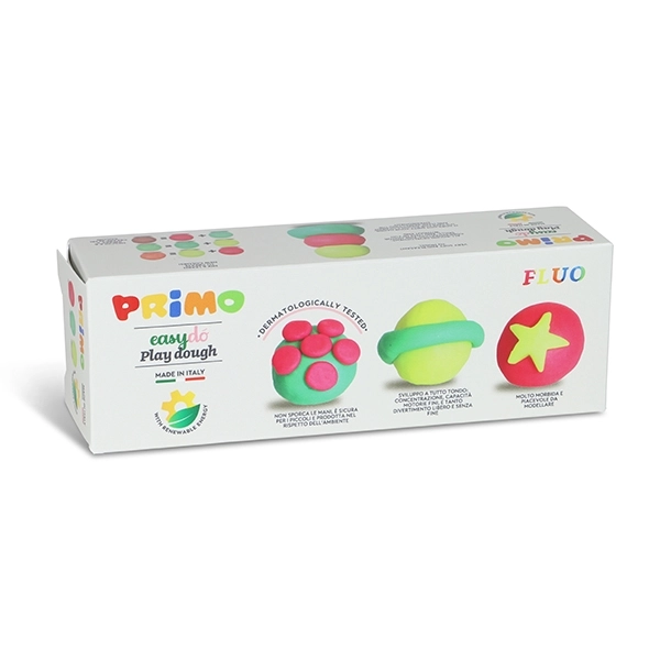 Primo Yumuşak Oyun Hamuru Neon 3 Renk 3x100g