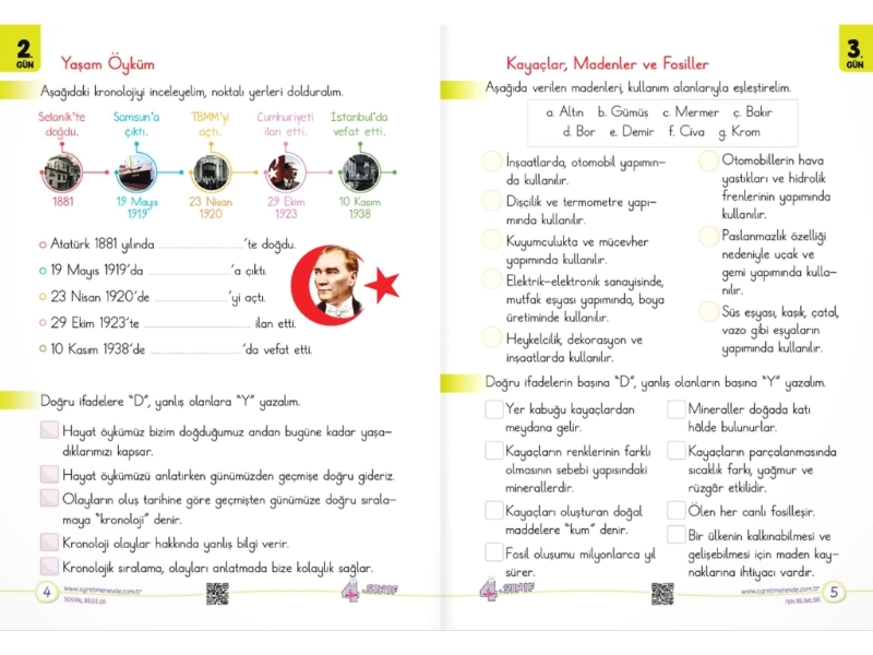 4. Sınıf Yarıyıl Tatil Seti (2025-2026) | Öğretmen Evde Yayınları
