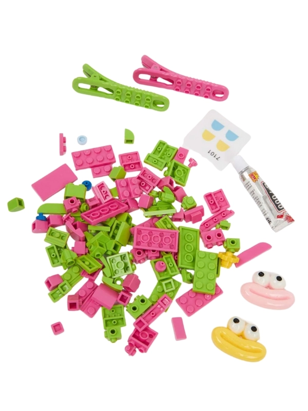 Vagon Life Eğlenceli Lego Kendin Yap 2’li Saç Tokaları Klips 7101