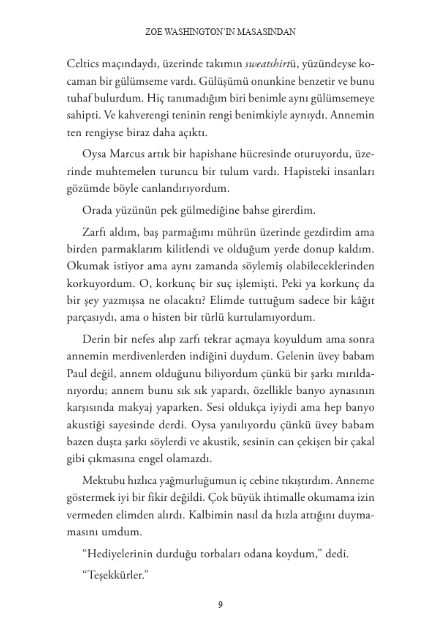 Genç Timaş   Zoe’nin Masasından - Janae Marks