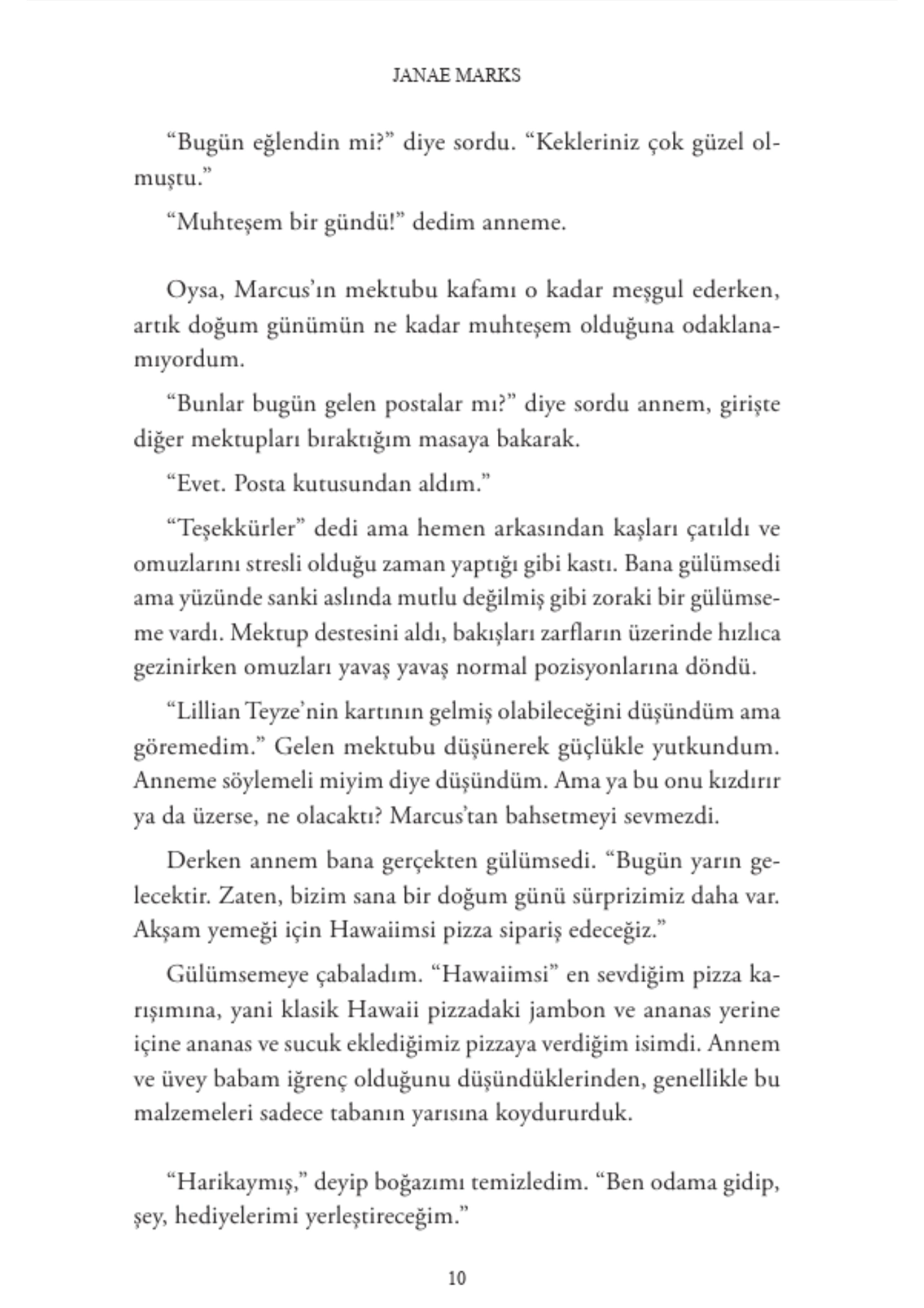 Genç Timaş   Zoe’nin Masasından - Janae Marks