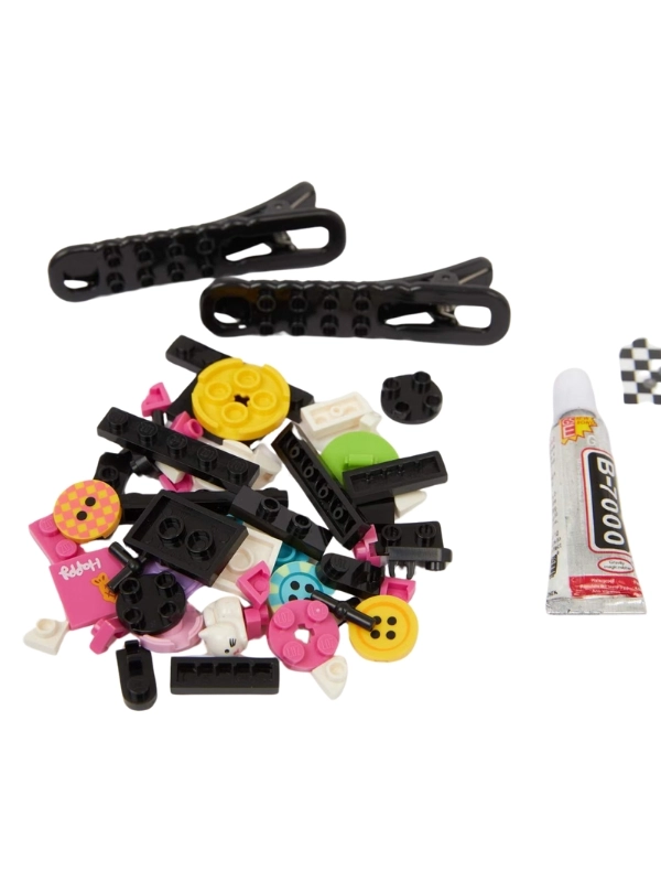Vagon Life Eğlenceli Lego Kendin Yap 2’li Saç Tokaları Klips 7133