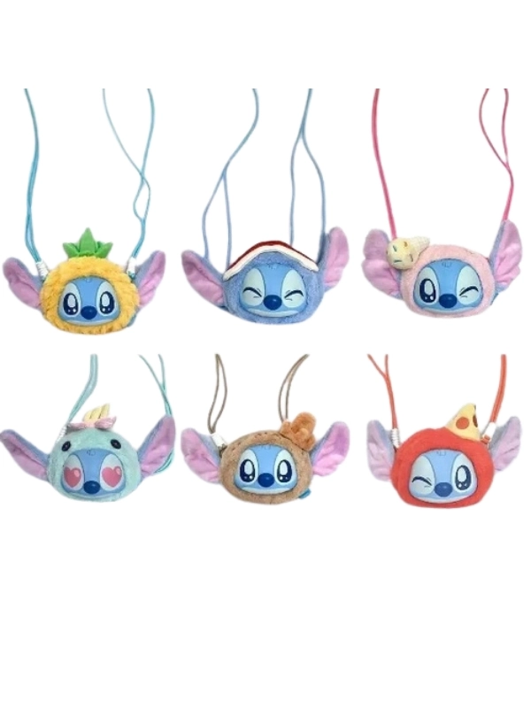 Stitch Funny Travel Peluş Çant Blind Box Sürpriz Paket Çanta
