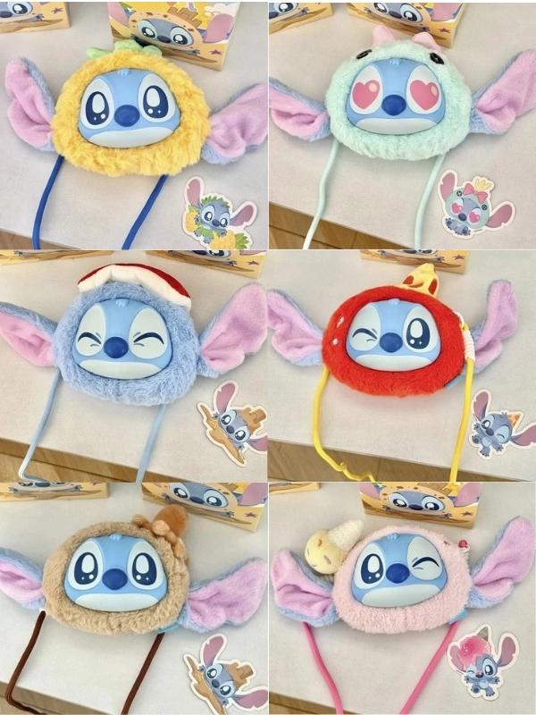 Stitch Funny Travel Peluş Çant Blind Box Sürpriz Paket Çanta