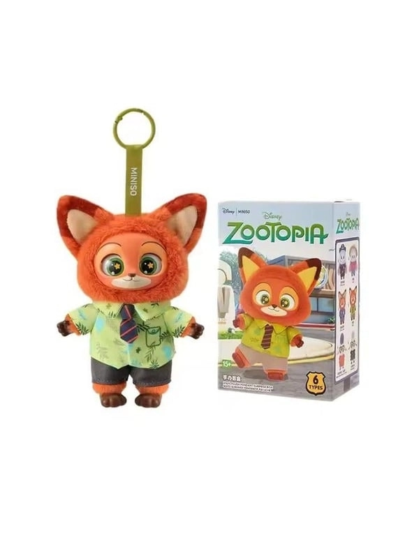 Disney Zootopia Serisi Sürpriz Paket Peluş Figür Anahtarlık Zootropolis 