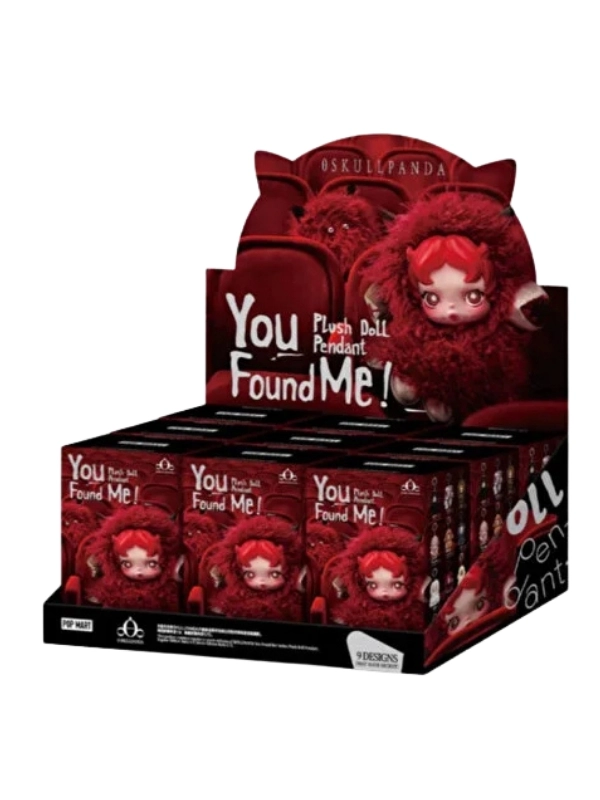 Skull Panda You Found Me Yeni Seri Sürpriz Kutu Çanta Charm Peluş Anahtarlık