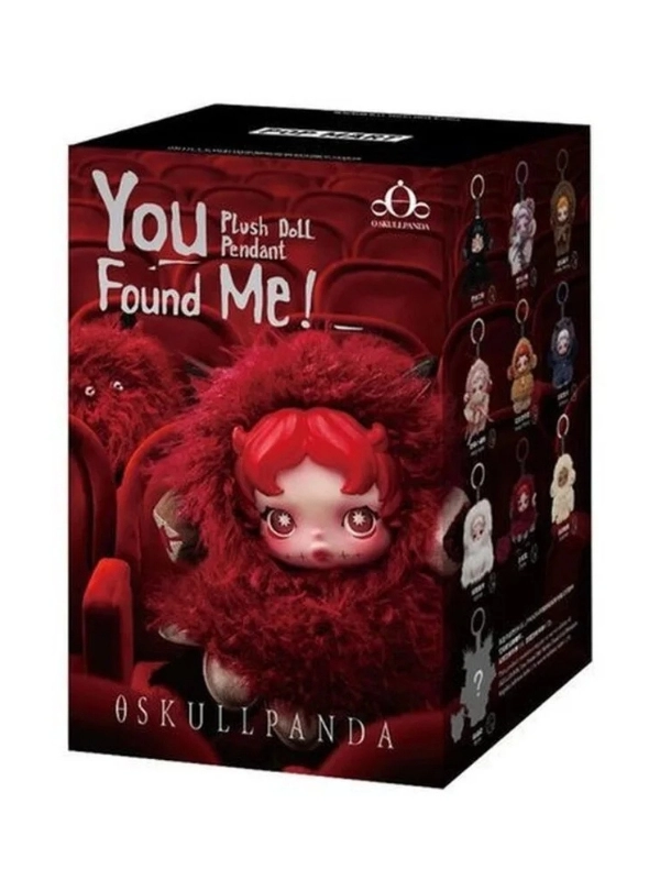 Skull Panda You Found Me Yeni Seri Sürpriz Kutu Çanta Charm Peluş Anahtarlık