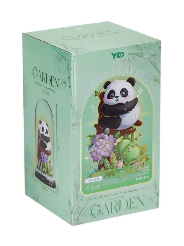 Vagon Life Panlos Yko Serisi Dekoratif ve Koleksiyonluk Lego Panda Modeli 1083 Parça Yapım Seti FFP1279