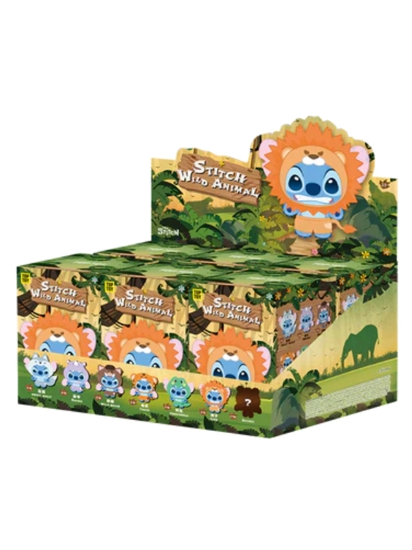 Stitch Wild Animals Hayvan Kostümlü Sürpriz Paket Peluş Anahtarlık 