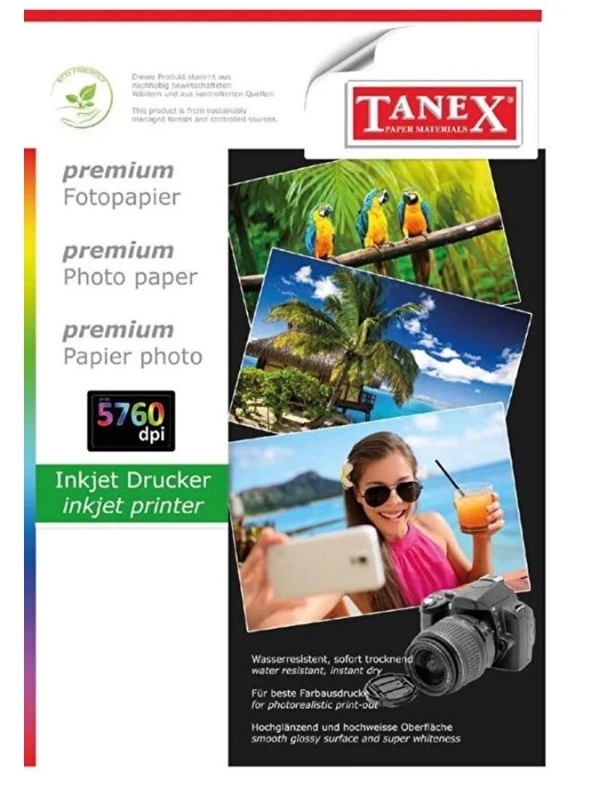 Tanex A4 Fotoğraf Kağıdı 240 gr Parlak
