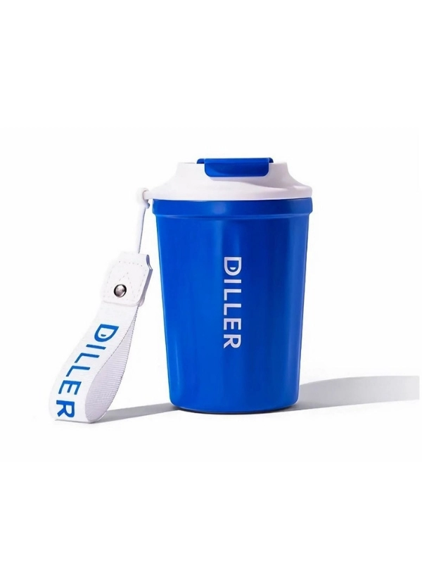  Vagonlife Diller Çelik Termos Matara 380 ml Mavi