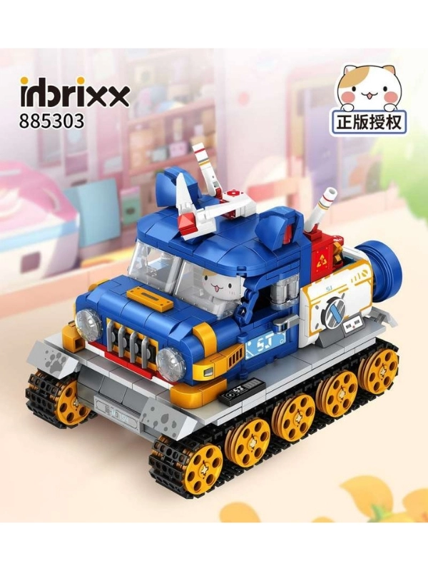 Vagon Life  Panlos Lego Hamur Tatlısı Zırhlı Araba 628 Parça Blok Seti P885303