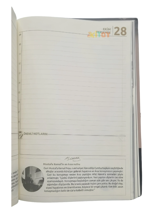 Atatürk Ajandası 2027