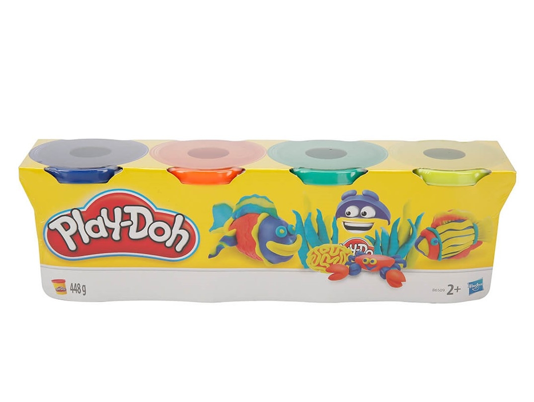 Play Doh Yeni 4’Lü Oyun Hamuru 448g