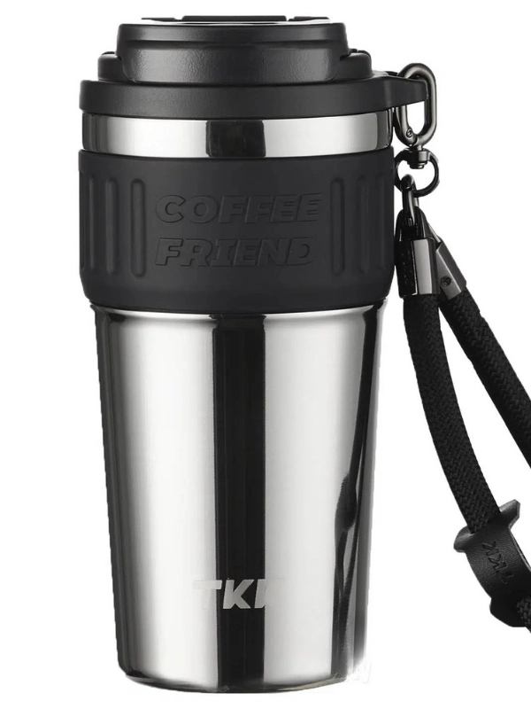 Vagon Life TKK 630 ML Özel Seri Çelik Mug Kahve Bardağı Pipetli/Rahat İçim 6 Saat Sıcak/12 Saat Soğuk Termos -T2023 630ML Antrasit Rengi