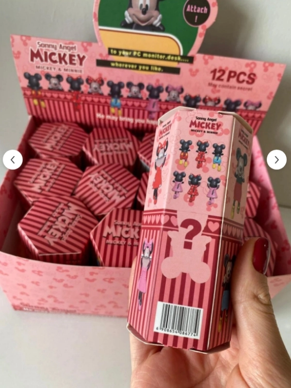 Sonny Angel Mickey Mouse Serisi Model Figür Blind Box Telefon Tablet Ekran Aksesuarı