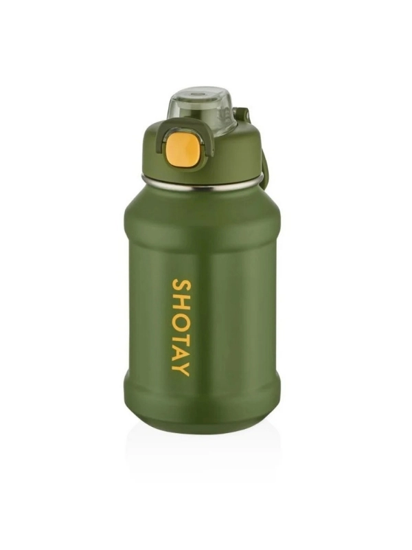 Shotay Çelik Pipetli Termos Matara 720Ml ST-8238 Yeşil