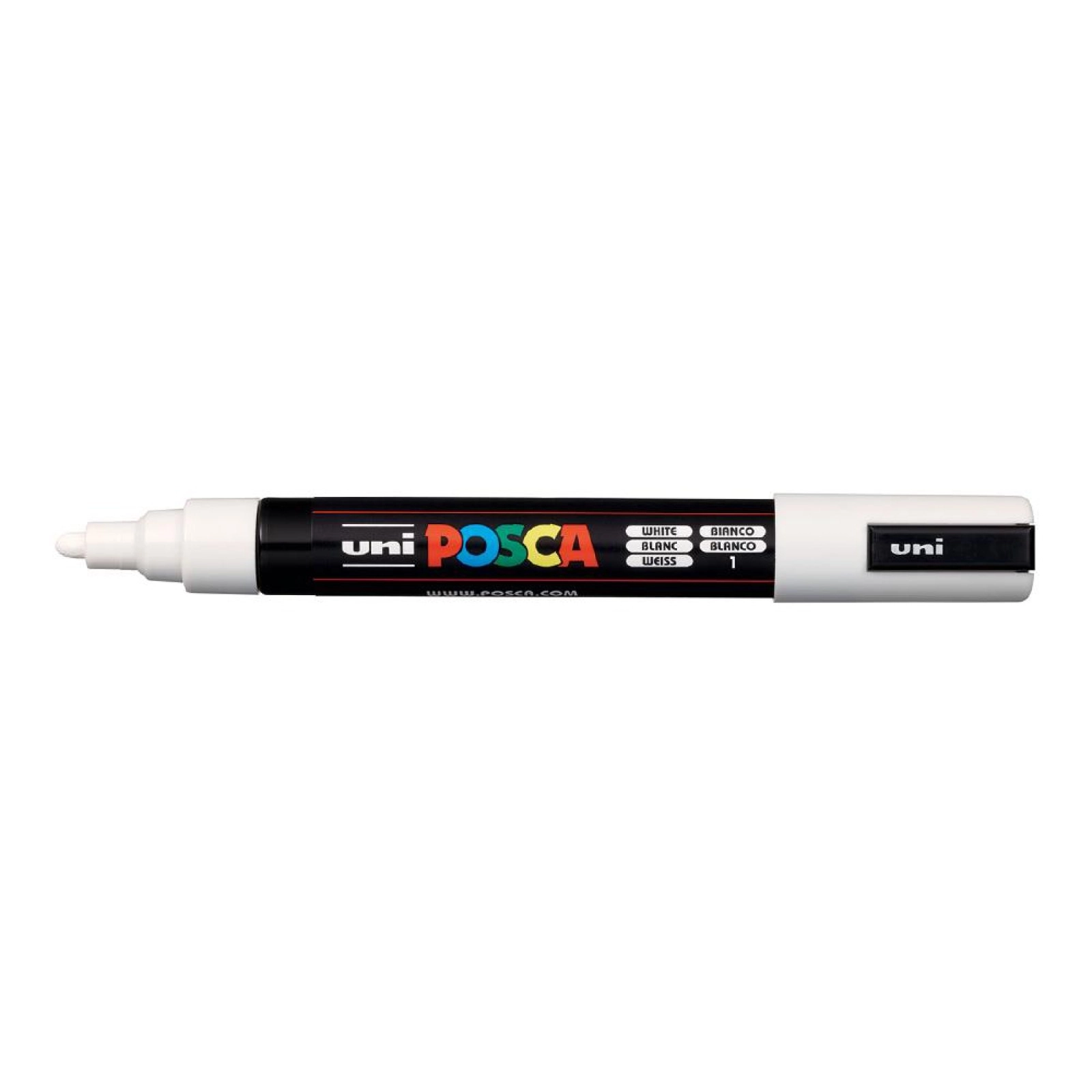 Uni Posca Pc-5m Boyama Markörü 1.8-2.5 Mm Beyaz Kalem