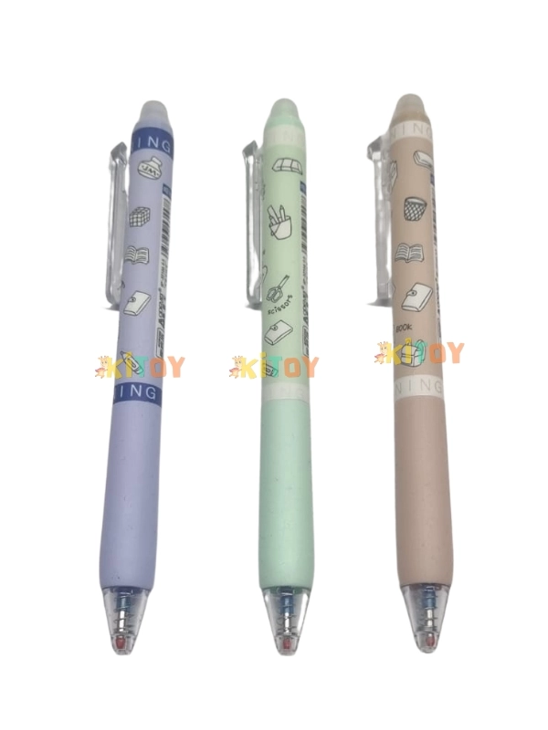 Silinebilir Silgili Basmalı ve Desenli Tükenmez Kalem  GP-33166