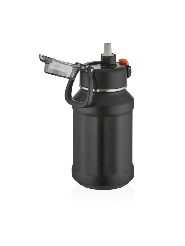 Shotay Çelik Pipetli Termos Matara 720Ml ST-8238 Siyah