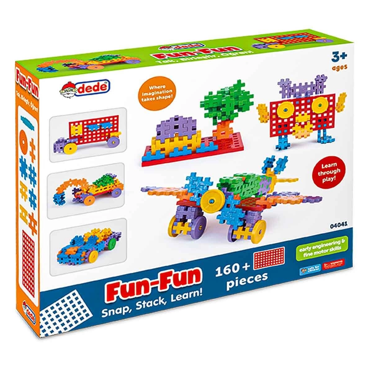 Dede Fun-Fun Puzzle 160 Parça 3 Yaş Üzeri