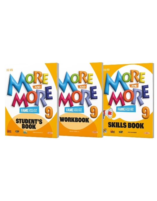 LİSE 9.SINIF MORE & MORE STUDENT’S BOOK & WORKBOOK & SKILLS BOOK (3 KİTAP)
