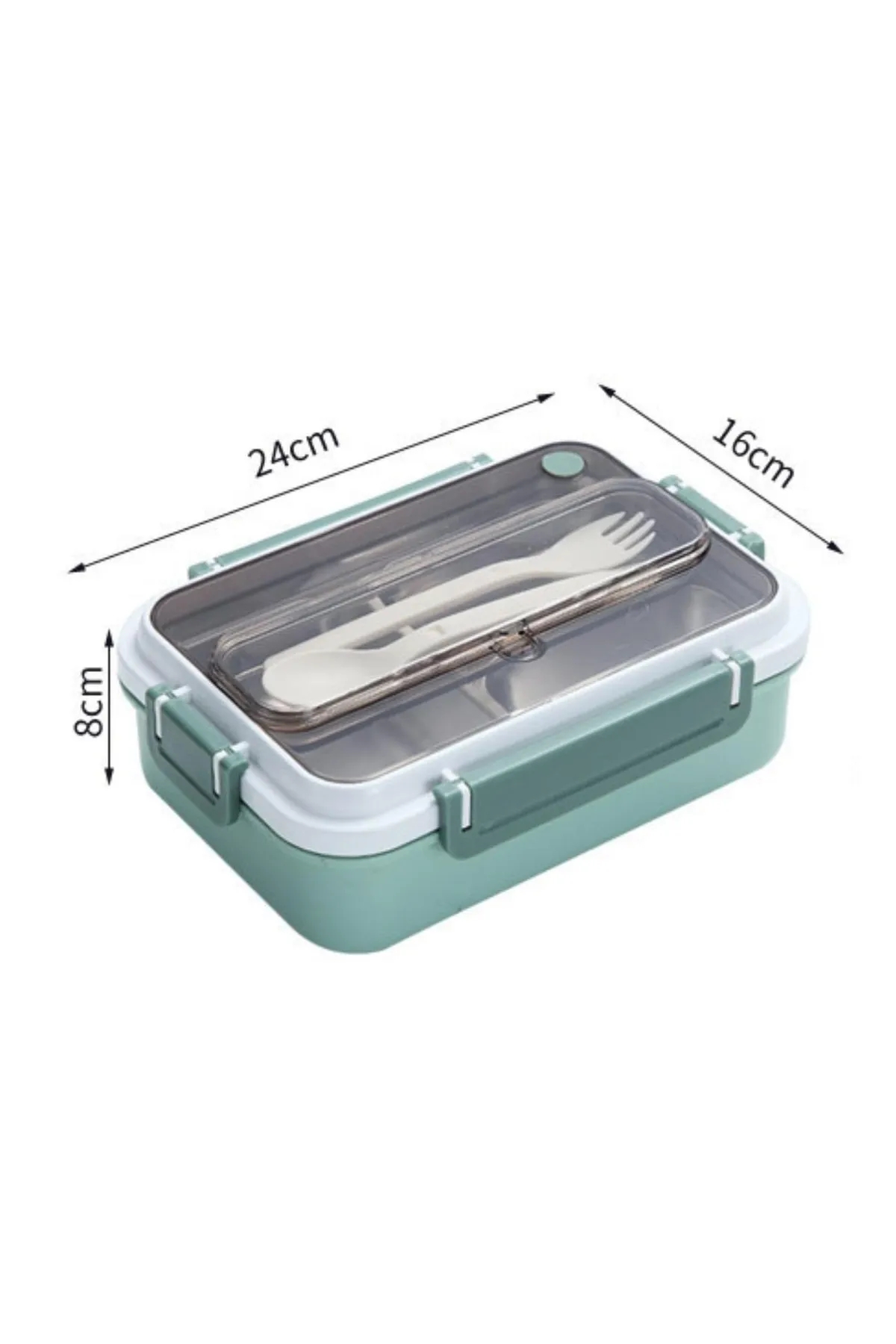Vagonlife Yemek Kabı Üç Bölmeli Lunch Box 1000 ml VGN528 Mavi
