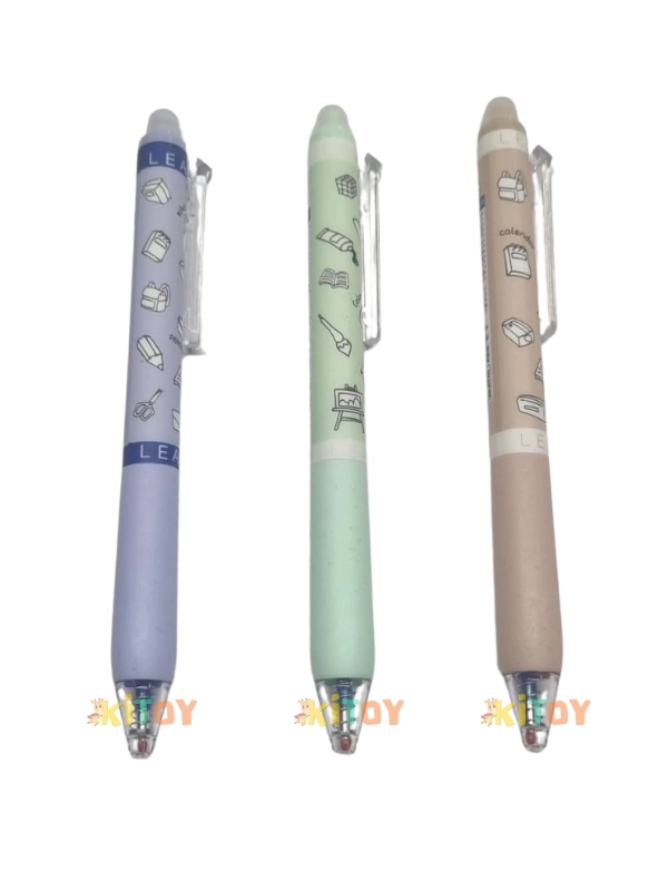 Silinebilir Silgili Basmalı ve Desenli Tükenmez Kalem  GP-33166