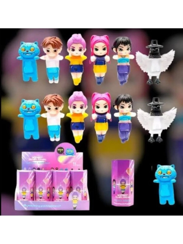 Sonny Angel K-Pop Demon Hunters Serisi Model Figür Blind Box Telefon Tablet Ekran Aksesuarı