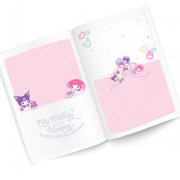 Victoria’s Journals Kuromi & My Melody Kalp Kilitli Anahtarlıklı Günlük | A6 | 192 Sayfa | Renkli Özel Sayfalar 