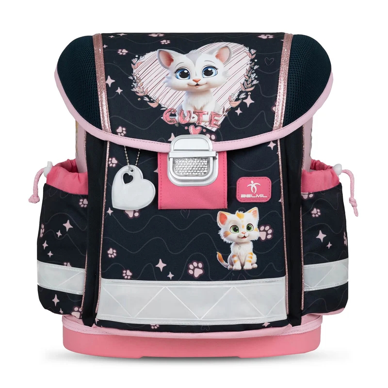 Belmil Cute Kitten Ortopedik Okul Çantası Tatlı Kediler 403-13/AG