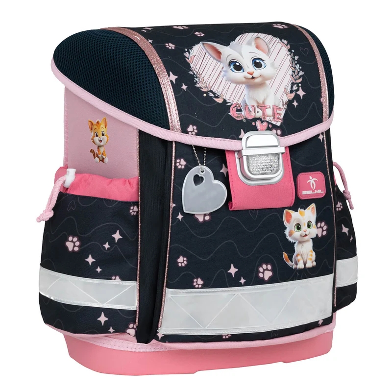 Belmil Cute Kitten Ortopedik Okul Çantası Tatlı Kediler 403-13/AG