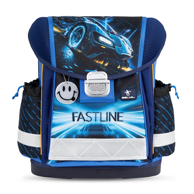 Belmil Fastline Ortopedik Okul Çantası Arabalı 403-13/AG