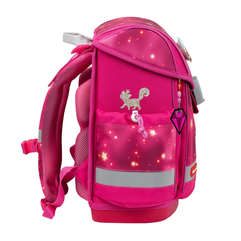 Belmil Pink Star Ortopedik Mıknatıslı Okul Çantası Pembe Yıldız 405-78/AG