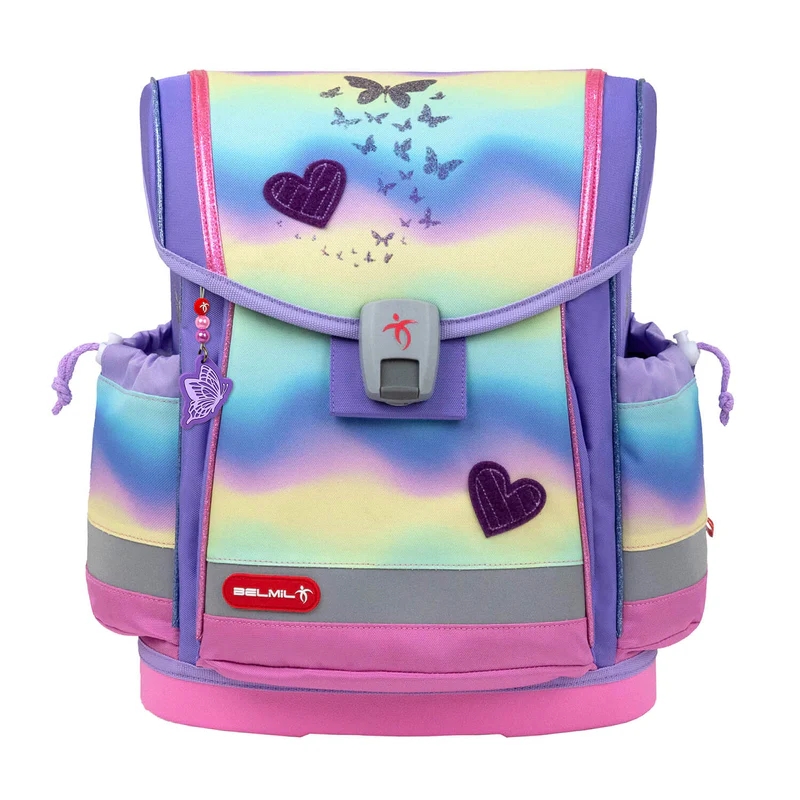 Belmil Rainbow Omble Ortopedik Mıknatıslı Okul Çantası Gökkuşağı 405-78/AG