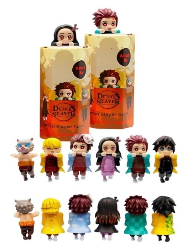 Sonny Angel Demon Slayer Serisi Model Figür Blind Box Telefon Tablet Ekran Aksesuarı