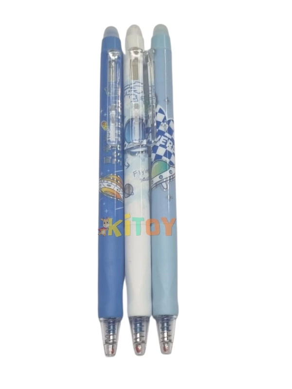 Silinebilir Silgili Basmalı ve Uzay Desenli Tükenmez Kalem  GP-33169